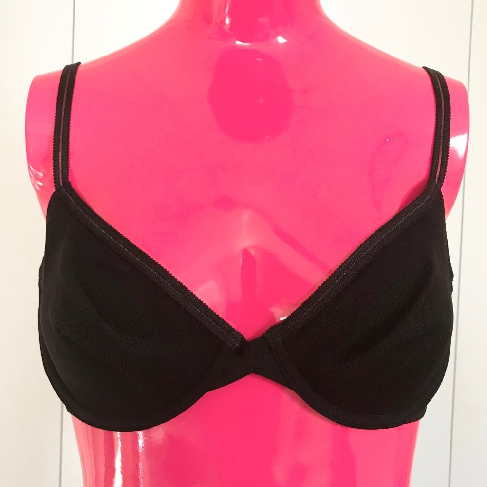OnGossamer Mesh Unlined Demi Bra (NWOT)